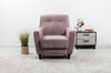 Кресло для отдыха Арно ТК 567 велюр Лаки 17 (пепел розы)