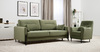 Диван-кровать прямой Барселона ТД 672 велюр Diagonal 694 оливковый