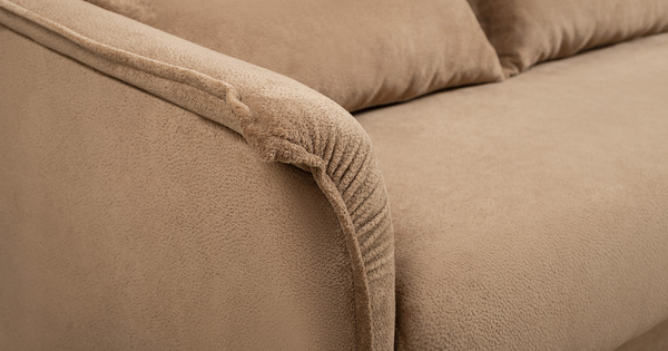 Диван-кровать прямой Берта ТД 772 велюр Mirage otter коричневый