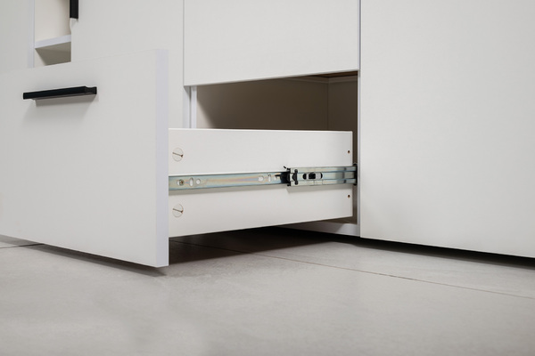 Комод Эйр 16.241 белый PE шагрень, собирается на любую сторону