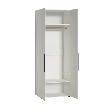 Прихожая Эйр композиция 1 белый PE шагрень, собирается на любую сторону