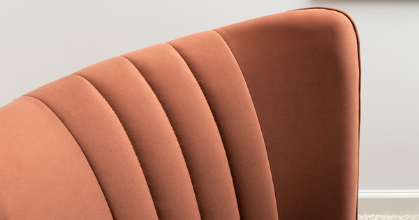 Кресло для отдыха Феличе ТК 527 велюр Велутто 55 терракотовый