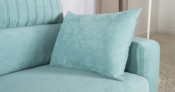 Диван-кровать прямой Изабель ТД 736 велюр Романс минт ментоловый