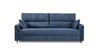 Диван-кровать прямой Изабель ТД 739 велюр Романс нейви темно-синий