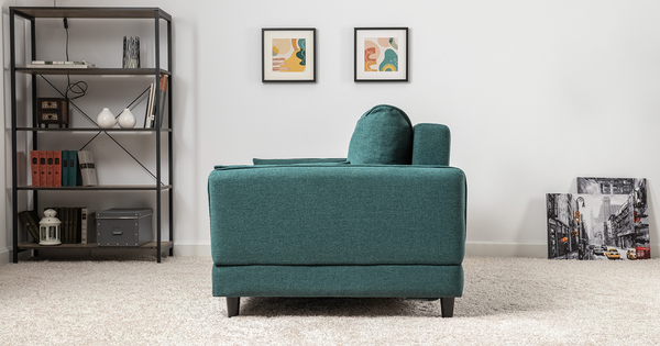 Диван-кровать прямой Макс ТД 287 жаккард Анри 19 изумрудный