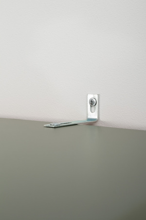 Шкаф для одежды Марион 16.340.03 дымчатый зеленый K521, олива шагрень AG 1050 ПВХ (собирается на любую сторону)