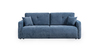 Диван-кровать прямой Марсель ТД 702 велюр Aura 24 синий