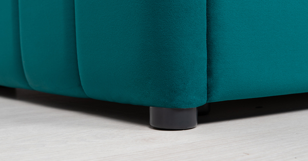 Кровать Милана 180 велюр сине-зеленый с ортопедическим основанием и подъемным механизмом