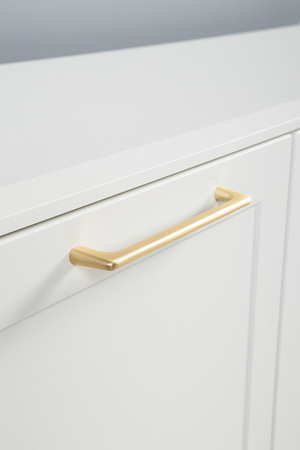 Тумба под ТВ Монтесито 16.66 Белый PE шагрень, белая шагрень 4101 ПВХ